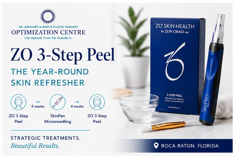 ZO 3-Step Peel and SkinPen Microneedling Treatment Timeline