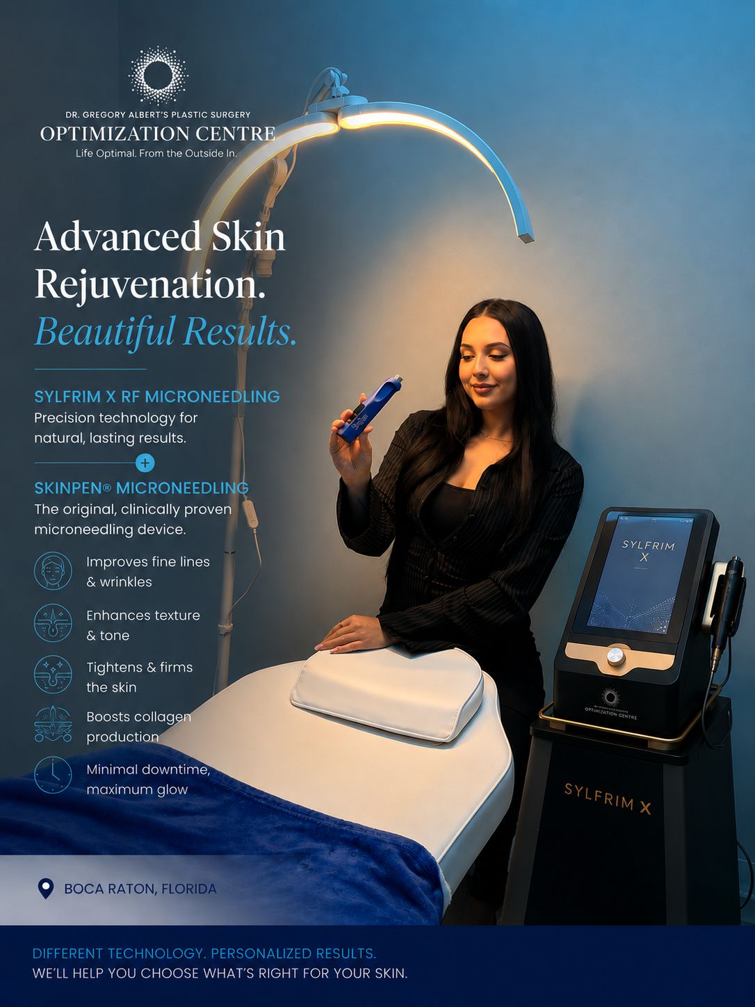Victoria with Sylfirm X and SkinPen Devices at The Optimization Centre